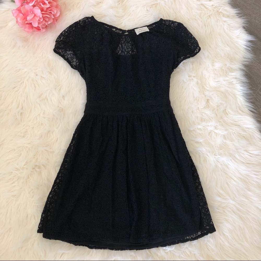 Pins & Needles Lace Black Mini Dress Size 0